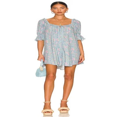 NUEVO Mini Vestido Floral Dolly Azul Spell and The Gypsy S Foto 1 de 4