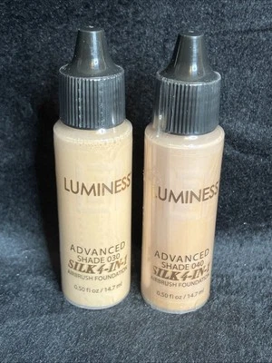 Luminess Airbrush Foundation Advanced Shade 040 Silk 4 in 1 0.50 FL OZ NEW - Image 1 of 4