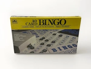 Bingo 40 Karten Classic Game - Vintage 1991 Golden - Neu Sealed - Bild 1 von 5