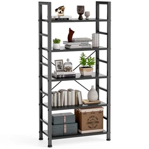 5 Tiers Bookshelf, Classical Book Shelf, Tall Display Shelves in Living Room/... - Picture 1 of 4