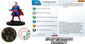FIGURA DE LADRILLO SUPERMAN ROBOT #100 DC Superman HeroClix - Imagen 1 de 1