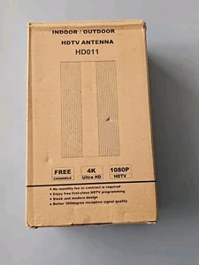 New Indoor/Outdoor Antenna 4K Ultra HD 1080P HD011 Black (2024 Model) Free Ship - Picture 1 of 14