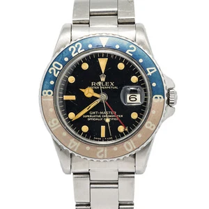 Rolex GMT Master 1675 1965 Papers Patina Gilt Pepsi Automatic Men's Watch 40mm - Picture 1 of 6