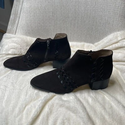 Donald Pliner Bowery Women's Suede Ankle Boots Size 10M Brown - Image 1 of 4