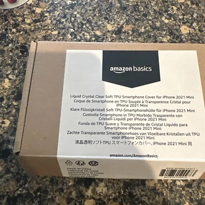 Жидкокристаллический прозрачный мягкий термополиуретановый чехол для смартфона iPhone 2021 mini - Изображение 1 из 4