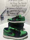 New Men's Nike Air Jordan 1 Low Shoes Lucky Green Black 553558-065 Size 11
