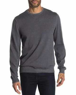 Report Collection Mens Expose Seam Crew Neck Sweater,Charcoal, S - Image 1 of 2