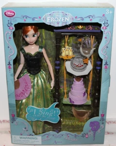 2015 Nuevo en caja Disney Frozen Anna Deluxe muñeca cantante juego pasteles bebé patos ganso + - Imagen 1 de 16