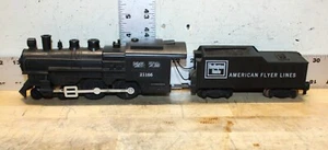 Vintage American Flyer Gilbert 21166 Burlington Route 4-4-0 Steam Locomotive - Picture 1 of 13