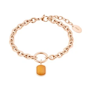S.oliver Jewel Women Bracelet Arm Chain Stainless Steel IP Rose 2037971 - Picture 1 of 3