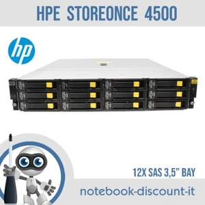 HPE StoreOnce 4500 24Tb BB881A 12x 3.5 HDD SAS BAY 2x I/O Module AJ940-04402 - Imagen 1 de 3
