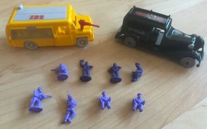 Bluebird Zero Hour ZB2, Hurst & 8 Purple Army Men, giocattoli vintage retrò da collezione - Foto 1 di 6