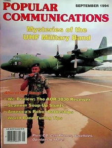 Popular Communications Magazine September 1994 Mysteries of UHF Military Band - Picture 1 of 2