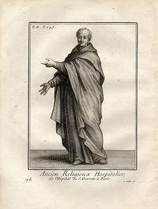 Antico Religioso Hostipalier OSPEDALE Di St Gervais A Parigi - Imagen 1 de 1