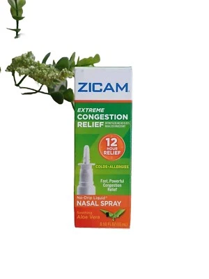 Spray nasal líquido para aliviar la congestión Zicam Extreme sin somnolencia 0,5 OZ ex:03/26 Foto 1 de 4