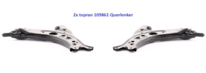 2x Topran 109 861 Lenker, Radaufhängung Lenker, Radaufhängung für SEAT SKODA VW - Bild 1 von 7