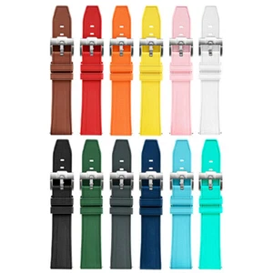 ​FKM Watch Band 20MM Universal Strap With Quick Releas For Omega X Swatch - Zdjęcie 1 z 32