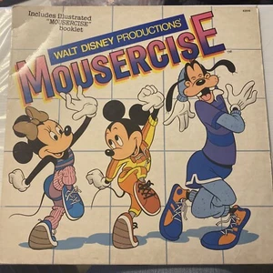 Walt Disney-Mousercise LP Vinyl+ Dance Workout Booklet (Disneyland Record) - Picture 1 of 3