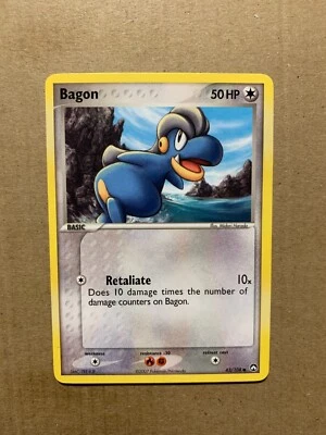 Bagon 43/108 EX Power Keepers - Common Pokemon Card - NM/Mint - Image 1 of 2
