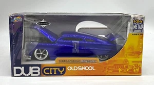 2003 Jada 1:24 Die Cast Metal Dub City Old Skool 1951 Blue Lincoln Mercury - Picture 1 of 9