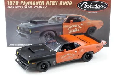 1:18 ACME 1970 Plymouth Hemi Cuda Something Fishy Porkchop´S Braciola Negozio - Immagine 1 di 4