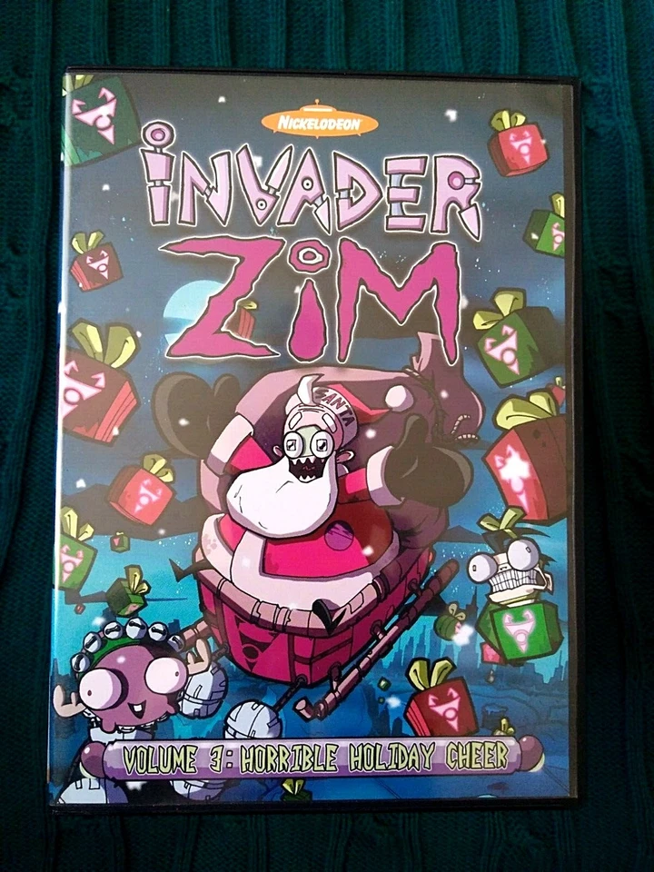  INVADER ZIM – VOLUME 3 : HORRIBLE HOLIDAY CHEER – DVD-R-1- VERY GOOD-FREE POST - Image 1 of 2