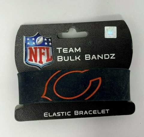 Chicago Bears Bulk Bandz Elastic Wrist Band Bracelet Cover