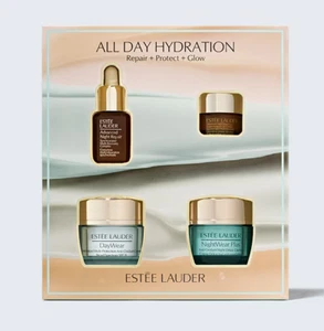 Estée Lauder All Day Hydration Skincare Starter Set Repair + Protect + Glow - Picture 1 of 2