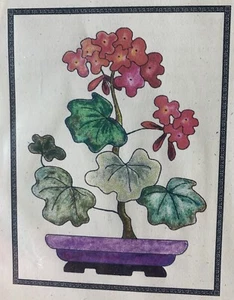 Distinctive Designs Bonsai Geranium Quilt Pattern Susan DuLaney 18" x 24" - Picture 1 of 3