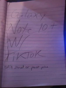 Samsung Galaxy Note10  5G - 256 GB - black (Unlocked) WITH TIKTOK INSTALLED - Picture 1 of 1