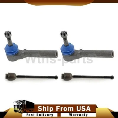 4x extremos de varilla de amarre Mevotech delanteros interiores exteriores para Pontiac Sunfire 1995 2,3 L Foto 1 de 4