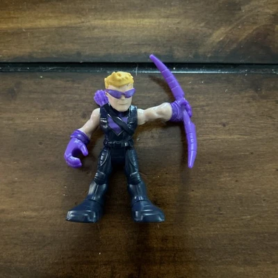 Figura Marvel Playskool Imaginext Heroes Hawkeye Capt Americas Foto 1 de 3