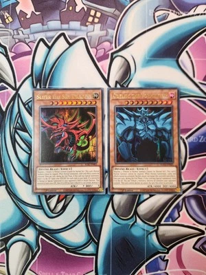 Obelisk The Tormentor EG01-EN001, Slifer The Sky Dragon EGS1-EN001, Ultra Rare  - Image 1 of 4