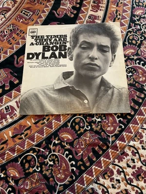 Bob Dylan ‎The Times They Are A-Changin' UK 1964 Vinyl CBS MONO - Image 1 of 4