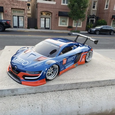 200mm 1/10 Custom Print RENAULT 4Tec-2 DC10 YD2 HPI MST TT02 Body Only - Image 1 of 4