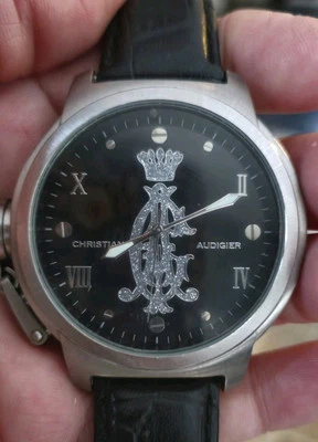 Reloj Hombre CHRISTIAN AUDIGIER Negro Vintage Ed Hardy Modelo ETE 102 Sin Probar Foto 1 de 4