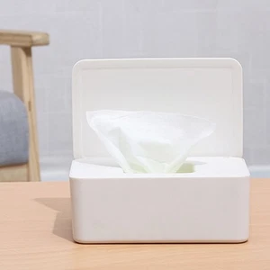 Tissue Box Cover, Rectangular Tissue Holder Case Dispenser for Bathroom Table - Picture 1 of 8
