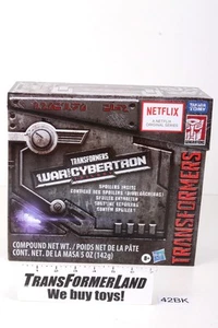 Paquete de spoilers Nemesis Prime sellado MISB líder Netflix Transformers - Imagen 1 de 3