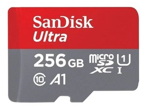 SanDisk microSDXC 100MB/s 256GB Ultra SanDisk SDSQUAR-256G-GN6MN Overseas Packag - Picture 1 of 3