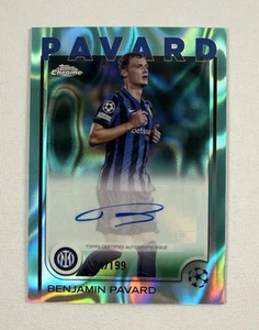 Benjamin Pavard 2024-25 Topps Cromo UEFA UCC Aqua Lava Automático #/199 Inter de Milán ☼ - Imagen 1 de 2