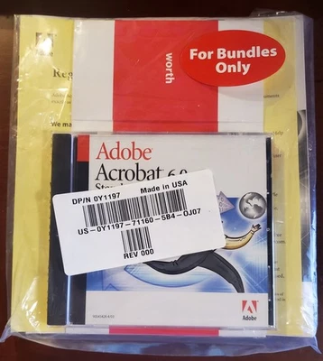 NEW - Adobe Acrobat 6.0 Standard WINDOWS - SEALED - Image 1 of 2
