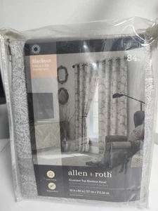 allen + roth 84in Room Darkening Thermal Single Curtain Panel MARINA #0953484 - Picture 1 of 3