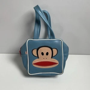 Paul Frank Julius PVC Baby Blue Mini Monkey Shoulder Handbag - Picture 1 of 5