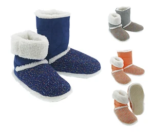 Damen Winter Hüttenschuhe Hausschuhe Kuschelsocken warm gefüttert  - Bild 1 von 5