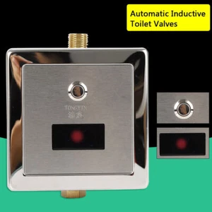 Automatic Inductive Toilet Valve Infrared Sensor Bathroom Urinal Flush Valve - Picture 1 of 9