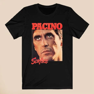Al Pacino Scarface Tony Montana Men's Black Size S-5XL - Picture 1 of 1