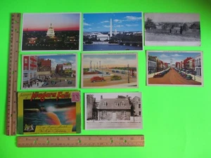 Vintage Postcards Niagara Falls Canada, DC, PA, VA, ME, MA, NY Some Posted - Picture 1 of 17