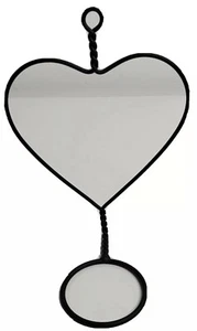Heart Shape Wire Wall Hanging 5.5 x 7 Inch For Holding 2.25” Votive Cup - Picture 1 of 7