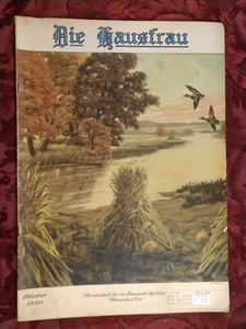 Rare DIE HAUSFRAU German American Magazine October 1940 - Foto 1 di 1