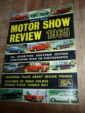 DAILY MAIL MOTOR SHOW REVIEWS. 1965,66,67.